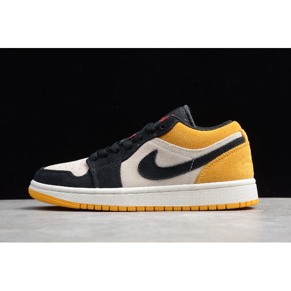 jordan 1 low sail university gold black