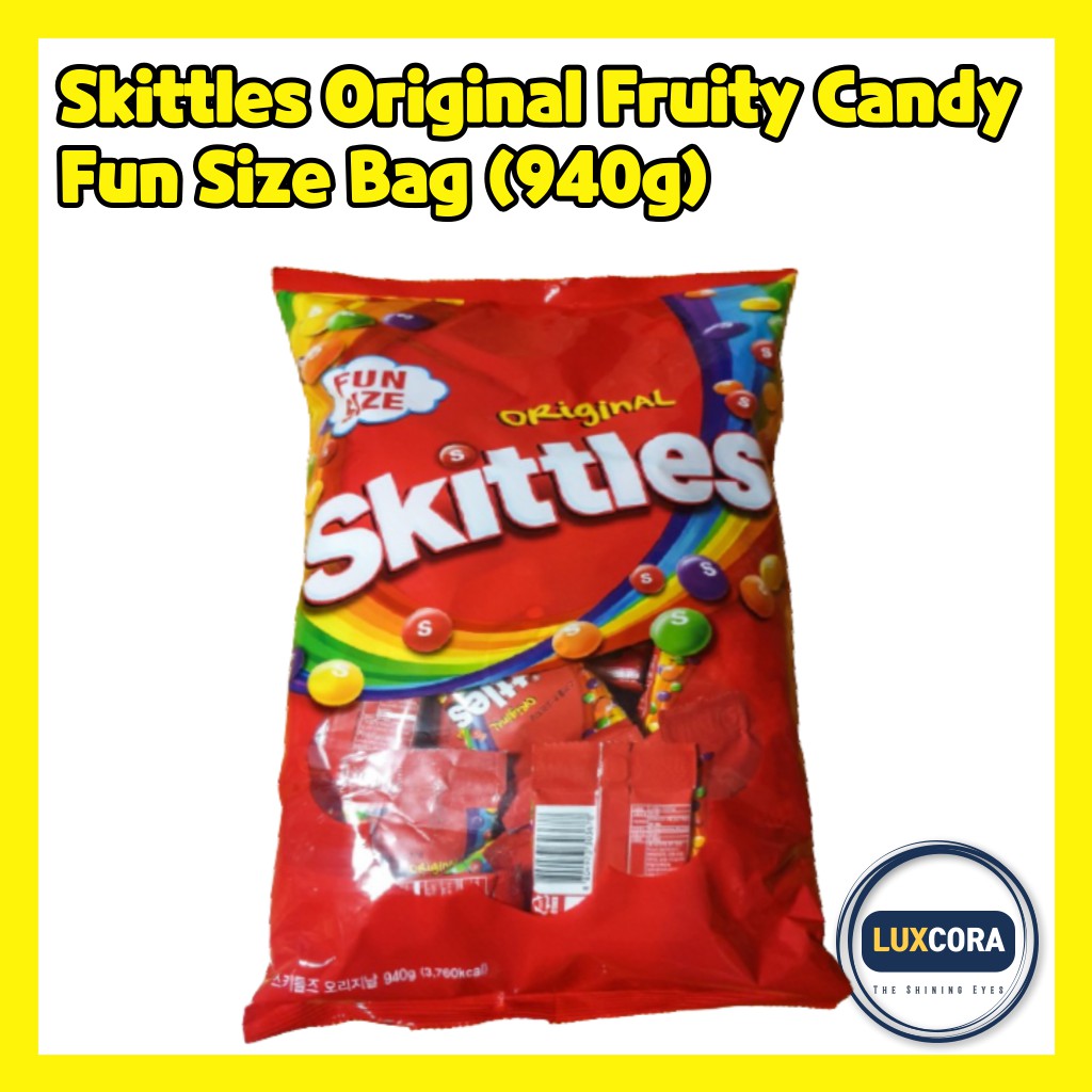 SKITTLES Original Fruity Candy, Fun Size Bag (940g) | Shopee Malaysia