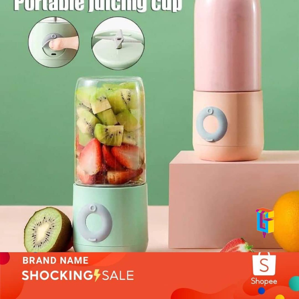 XHJ-118 Portable Juicer / 6 Blade 304 Stainless Steel / Rechargeable Portable Mini Fruit Blender Juice Blander