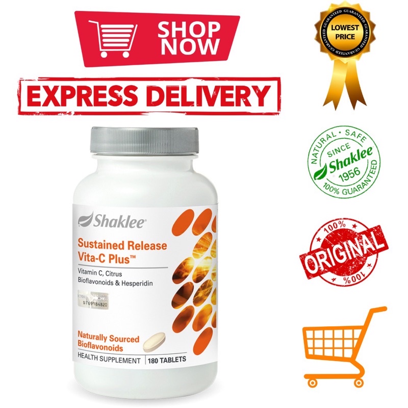 Vitamin C Shaklee Original | 180 Tablets | Ready stock | Fast Shipping