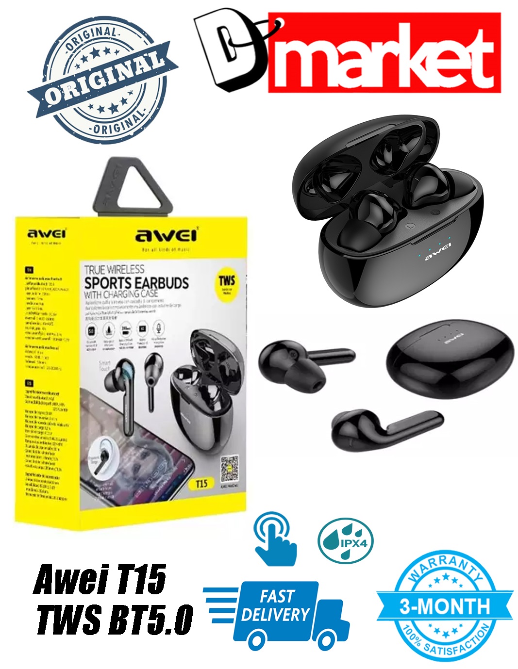 awei tws t15