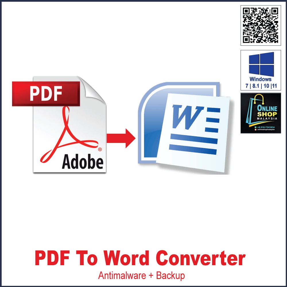 PDF to Word Converter Unlimited Pc Shopee Malaysia