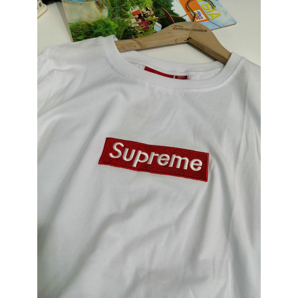 supreme logo shirt price