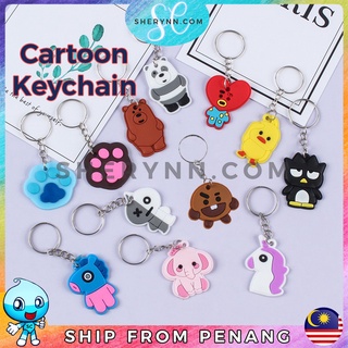 1pc Keychain Cute Keychain Ring Keychain Lanyard Rantai Kunci Free Gift Murah Borong Freegift for Customer