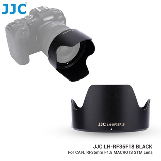 JJC RF 35mm Reversible Bayonet Lens Hood Dedicated for Canon RF 35mm F1.8 MACRO IS STM Lens, Allows to Put On Filter and Lens Cap, Replace Canon EW-52