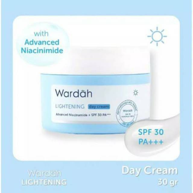 Wardah Lightening DAY CREAM 30gr (Large) New Packaging/DAY CREAM ...