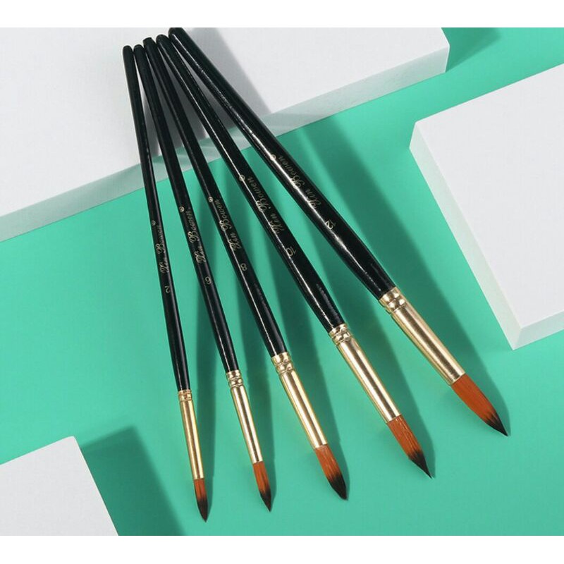 Artist Nylon Brush 5Pcs/Pack HB-3353 XinBowen