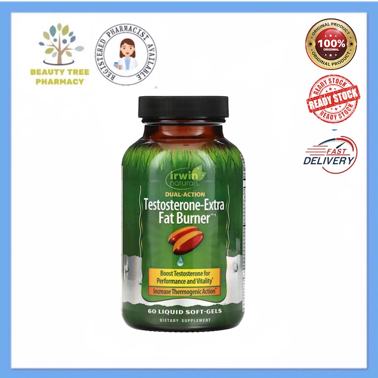 Irwin Naturals TestosteroneExtra Fat Burner 60 softgels Shopee Malaysia