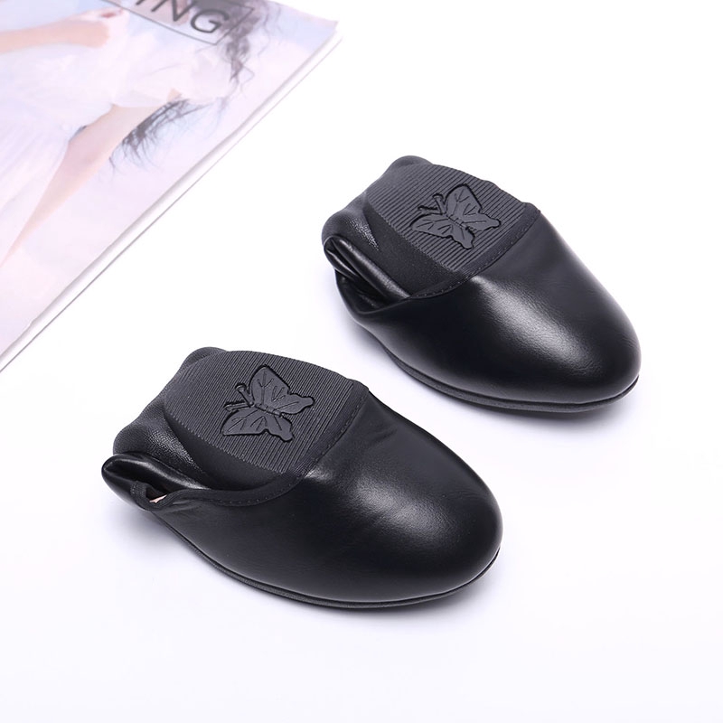 Women S Leather Shoes Hotel Working Shoes Female Black
