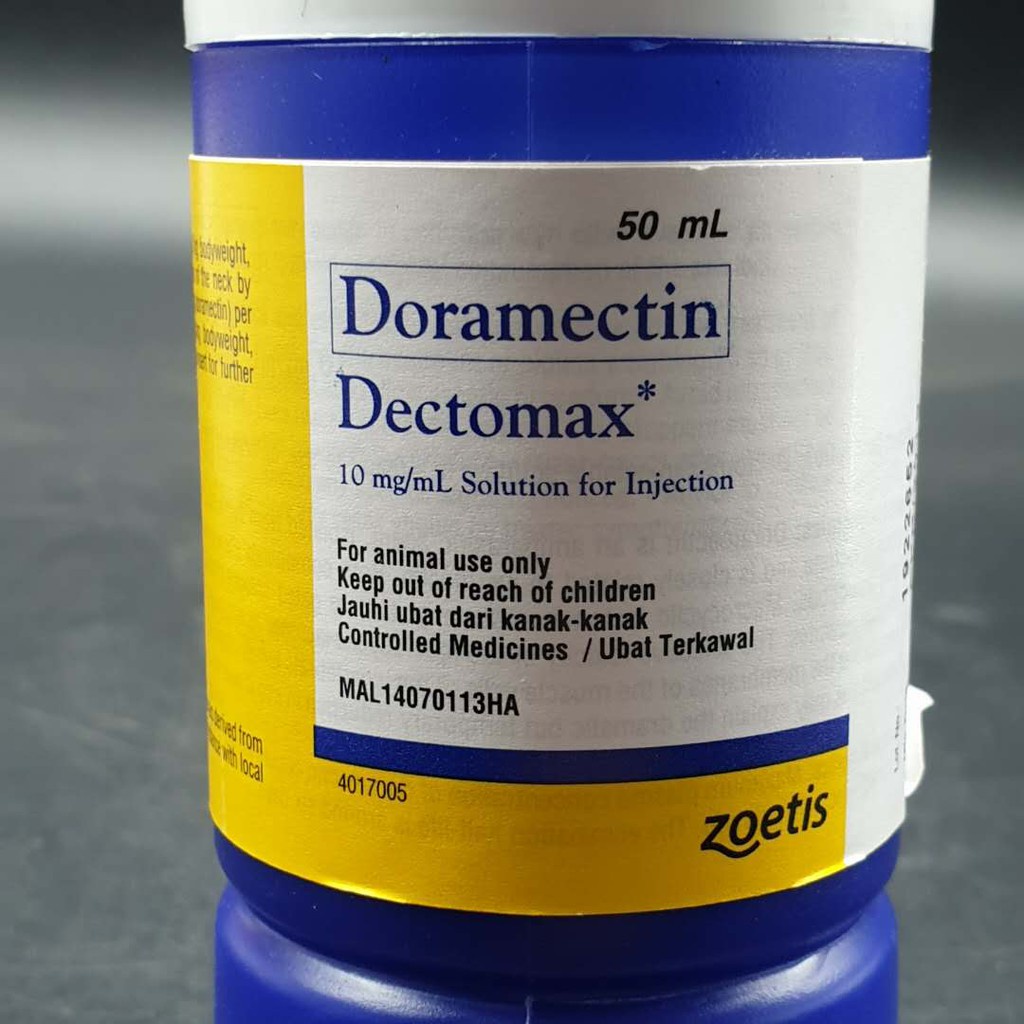 Ready Stock Doramectin Dectomax 50ml Ubat Terkawal Controlled Medicines Shopee Malaysia