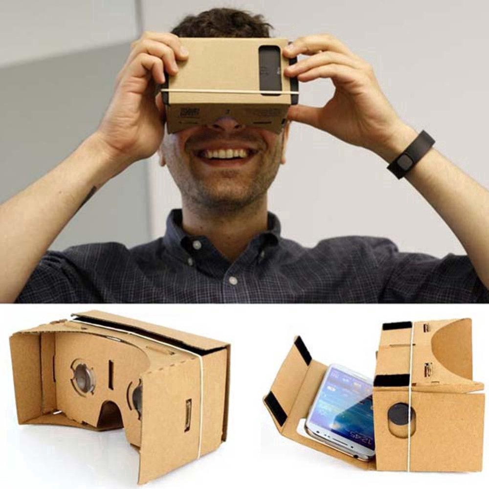 Virtual Reality DIY Cardboard Universal VR Mobile Support 3D For androdi IOS