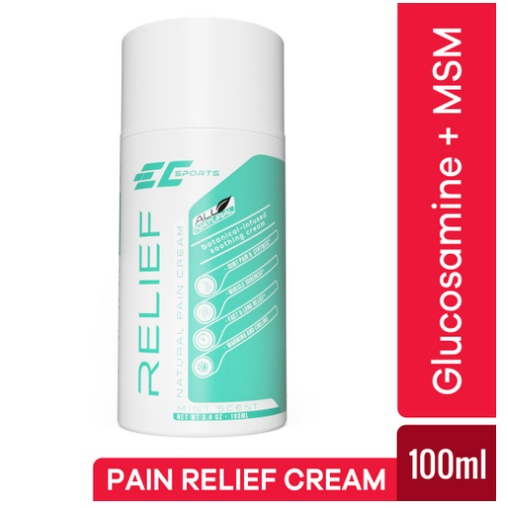 EC Sport Pain Relief Cream with Glucosamine, MSM 100ml Fast Relief