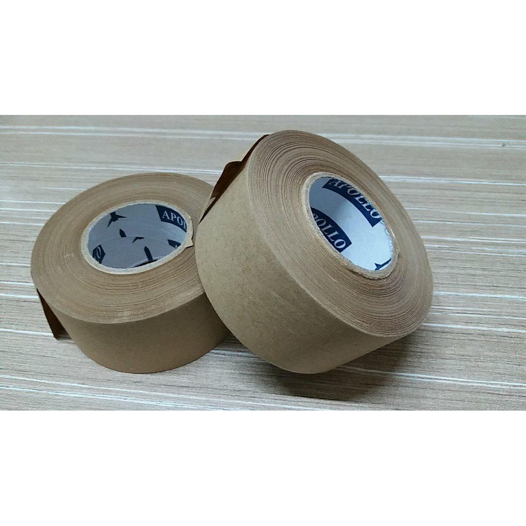 Water Activated Sealing Tape Gummed Kraft Paper Tape 60mm x 60yards