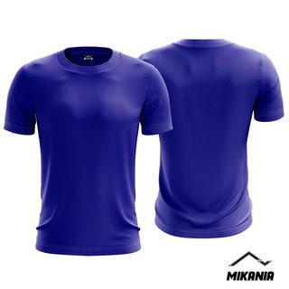 Royal Blue Plain Microfiber Jersey T Shirt Jersi T Shirt Microfiber Kosong Biru Unisex Shopee Malaysia