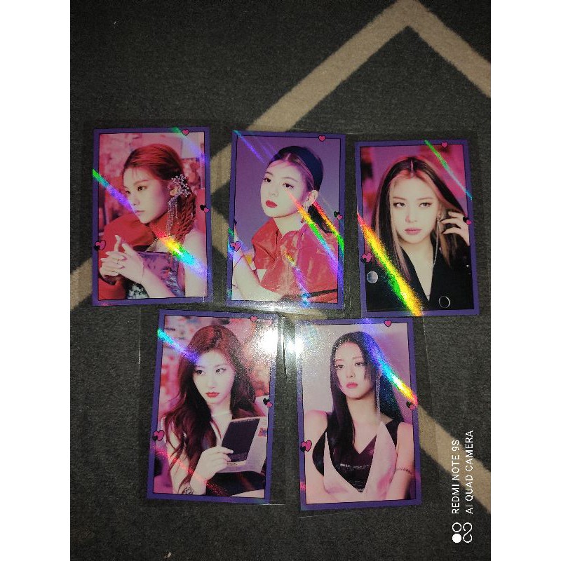 Ready Stock Itzy Guess Who Withdrama Official Photocard Unsealed Album