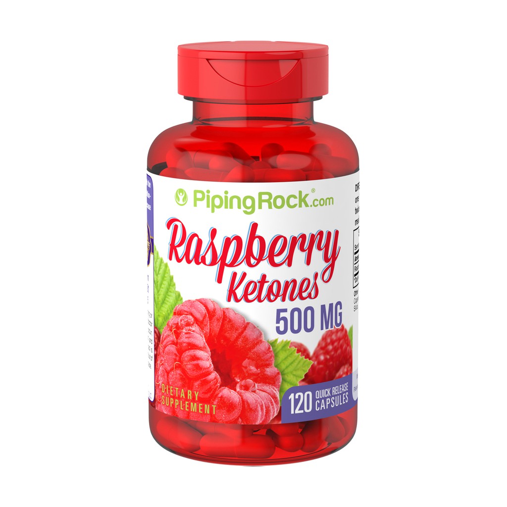 Piping Rock Raspberry Ketones 500mg, 120 Caps (Weight loss, Fat Burner