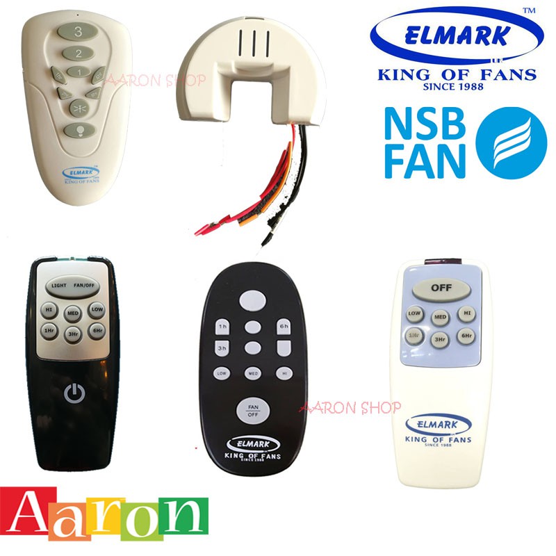 Ceiling Fan Remote Control For Nsb And Elmark Fan Aaron Shop