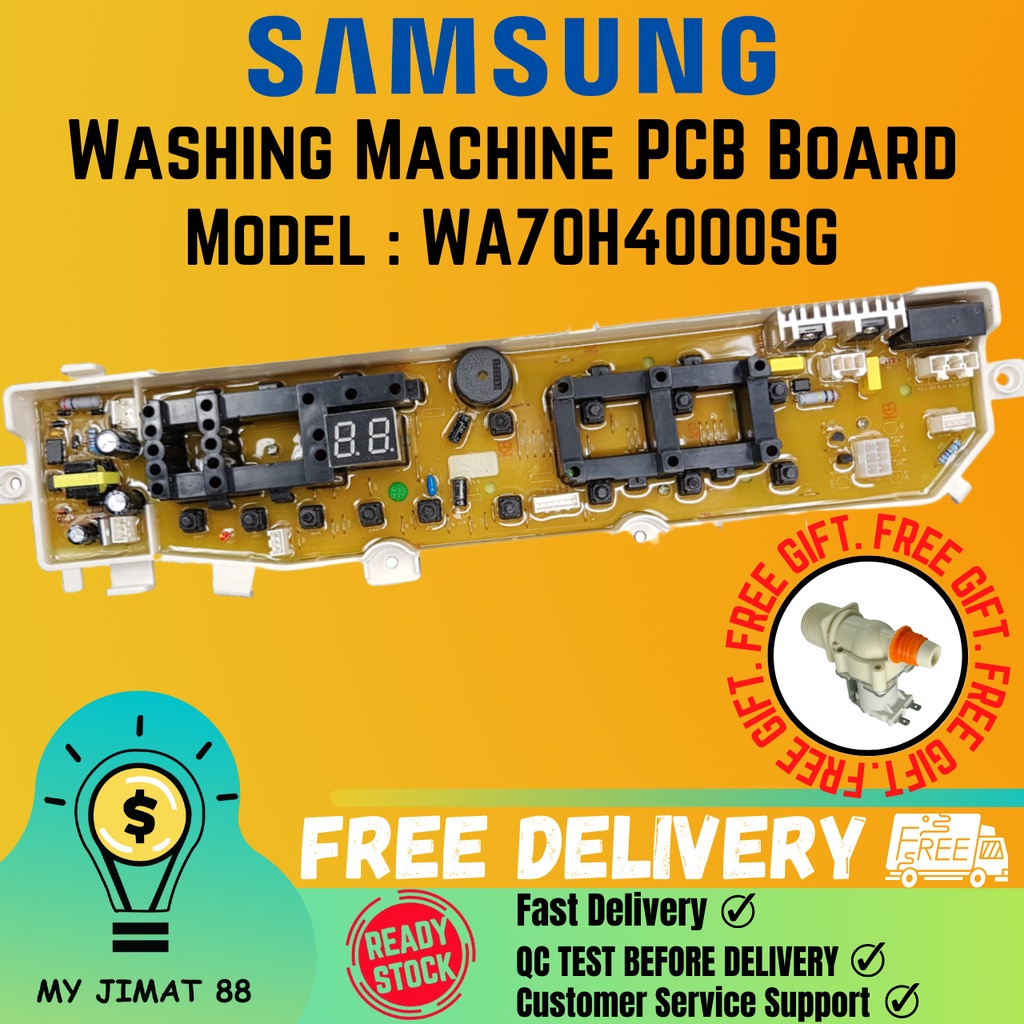 SAMSUNG/SINGER WASHING MACHINE PCB BOARD + Free Inlet Valve ...