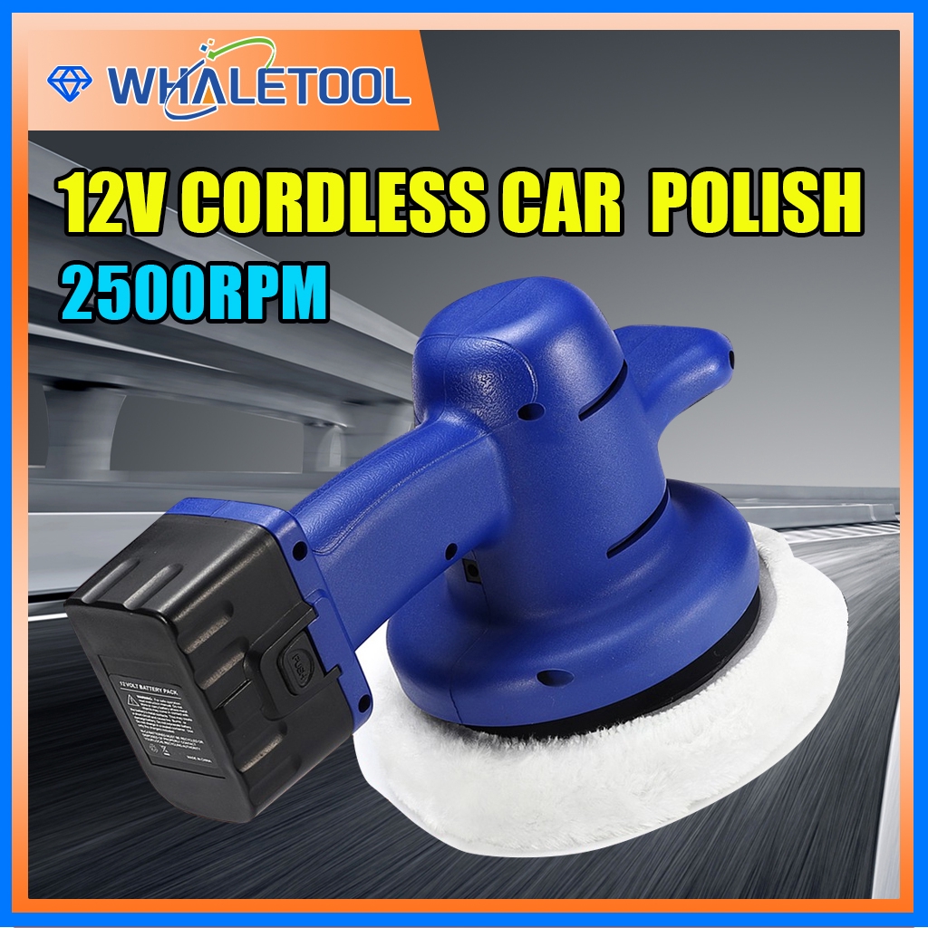 Portable Cordless Car Polisher Cleaner Polish Machine Waxing Machine With 12V Lithium Battery
