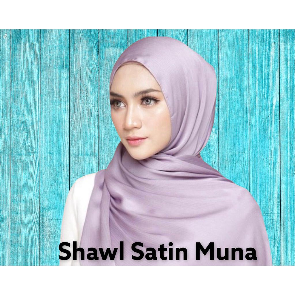shawl satin muna