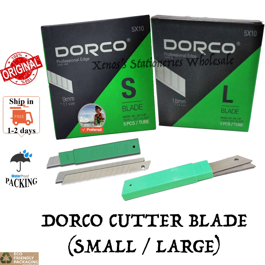 DORCO CUTTER BLADE SMALL / DORCO BLADE (SMALL / BIG) (READY STOCK / 100 ...