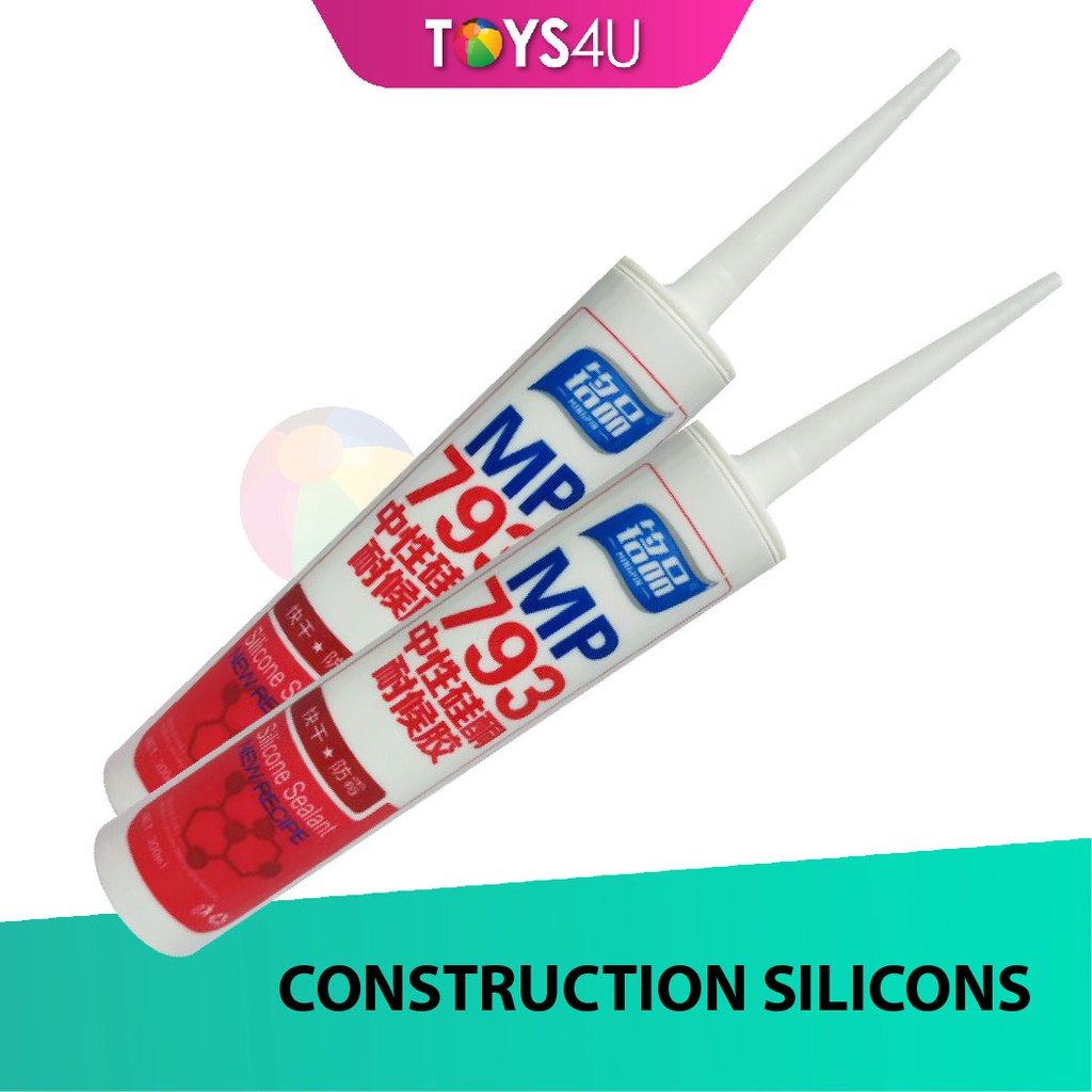 Silicon Glue 300ml Wall Glue Gam Dinding Gam Cermin Mirror Glue Construction Silicone Shopee Malaysia