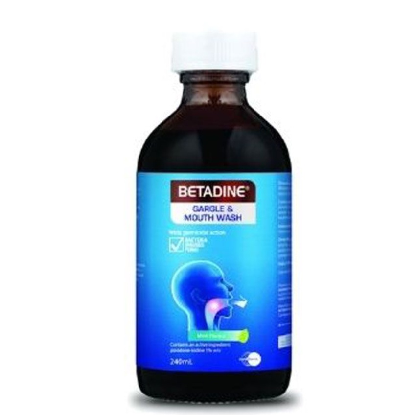 Betadine Gargle & Mouthwash 240ml Shopee Malaysia