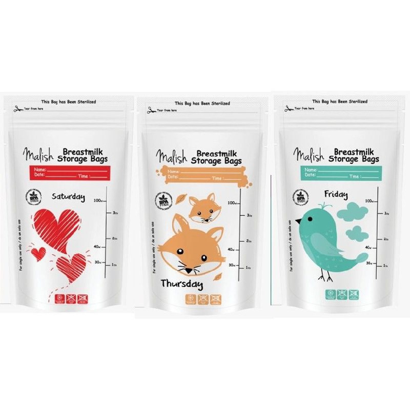 MALISH - SAVE N GO Breastmilk Storage Bag (3.4oz/25 pcs)