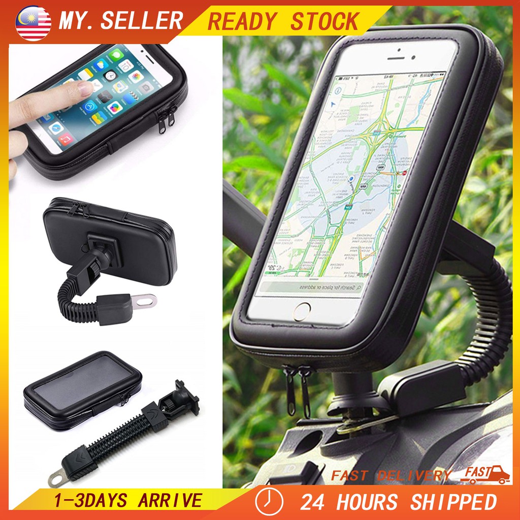 waterproof cell phone holder for motorcycle