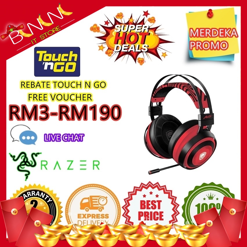 Razer Pewdiepie Nari Ultimate Wireless 7 1 Surround Sound Headset Rz04 R3m1 Shopee Malaysia