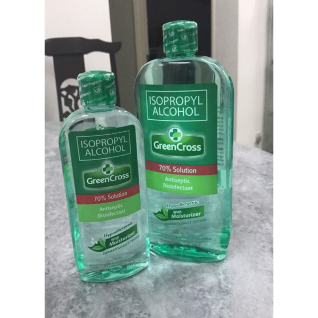 Green Cross Isoprophyl Alcohol With Moisturizer 250 500 Ml 70 Ready Stock Shopee Malaysia