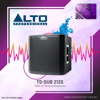 alto ts 212s subwoofer