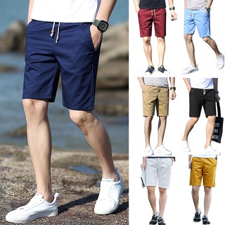 Cotton Casual Shorts Men's Pants Beach Shorts