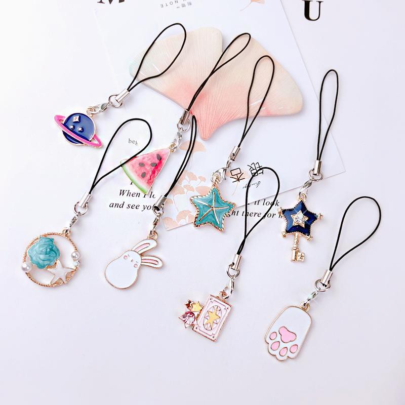手机挂件*ins个性短款卡通挂链手机挂绳男女手机壳吊坠情侣饰品礼物u盘挂饰| Shopee Malaysia