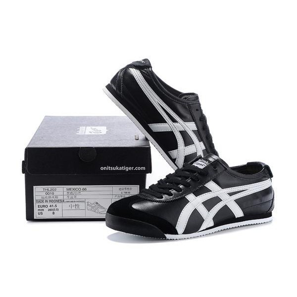 onitsuka mexico 66 black white