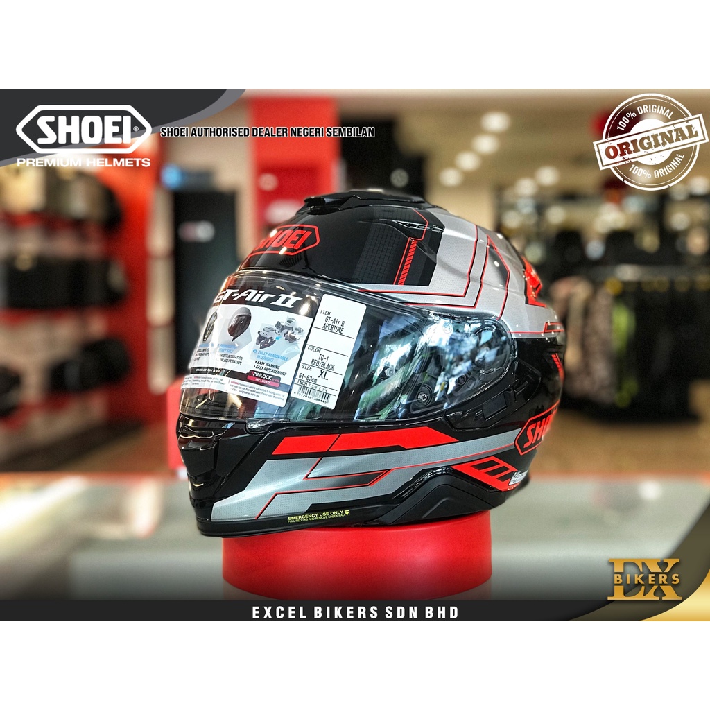 shoei gt air 2 aperture tc1 GT-AIR II  SpazCycle enhanced aerodynamics and noise SHOEI HELMET GT-Air 2 APERTURE