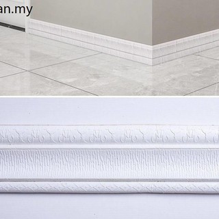 Floor Closing Strips Ready Stockpvc Vinyl Floor Skirting Self Adhesive Skirting Sticker 3d Three Dimensional Table Side Corner Waist Line Tv Background Border Strip Ceiling Decoration Edge Strip Shopee Malaysia