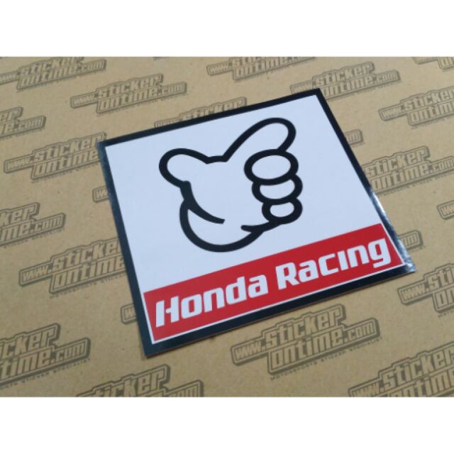 Sticker Honda Racing Ek Eg Ef Crz Brv Jazz Fit Civic Accord Vtec