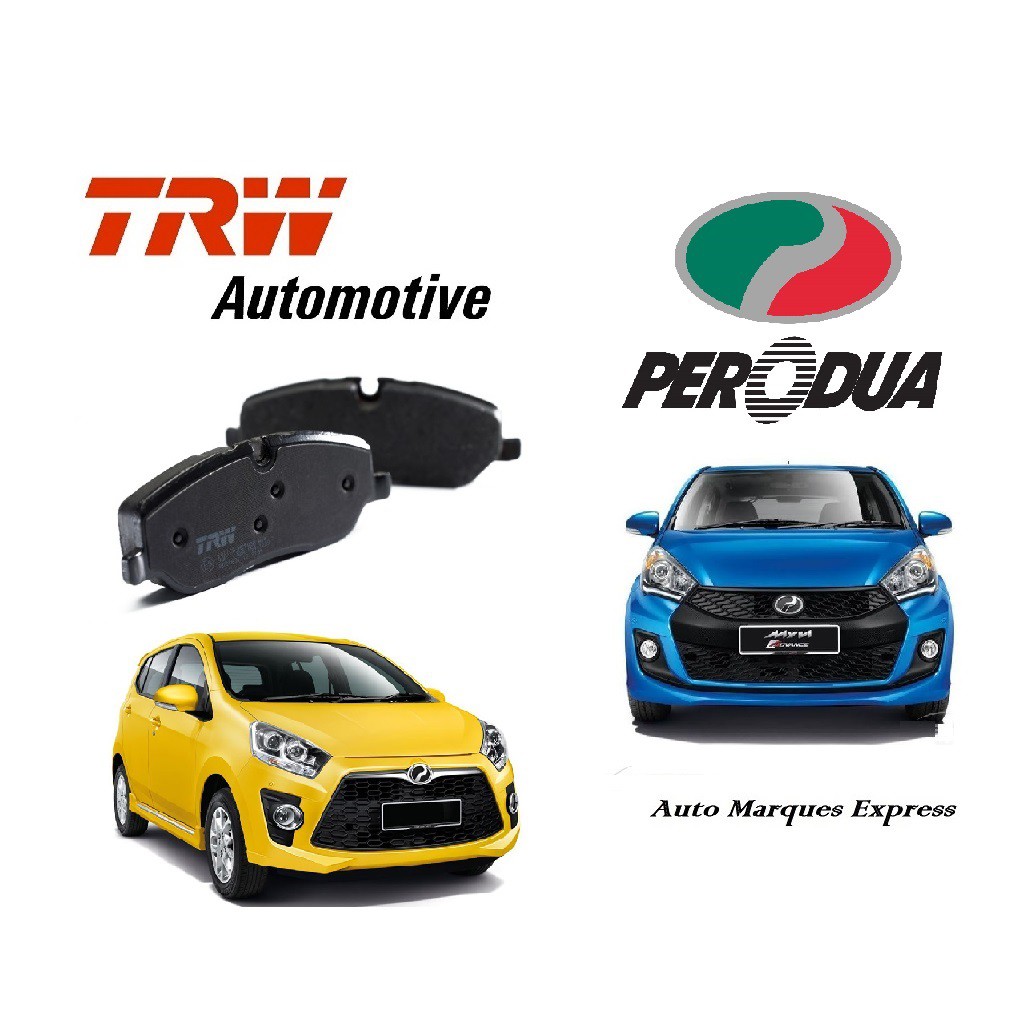 Perodua Myvi Lagi Best / Axia / Bezza TRW Atec Front Brake 