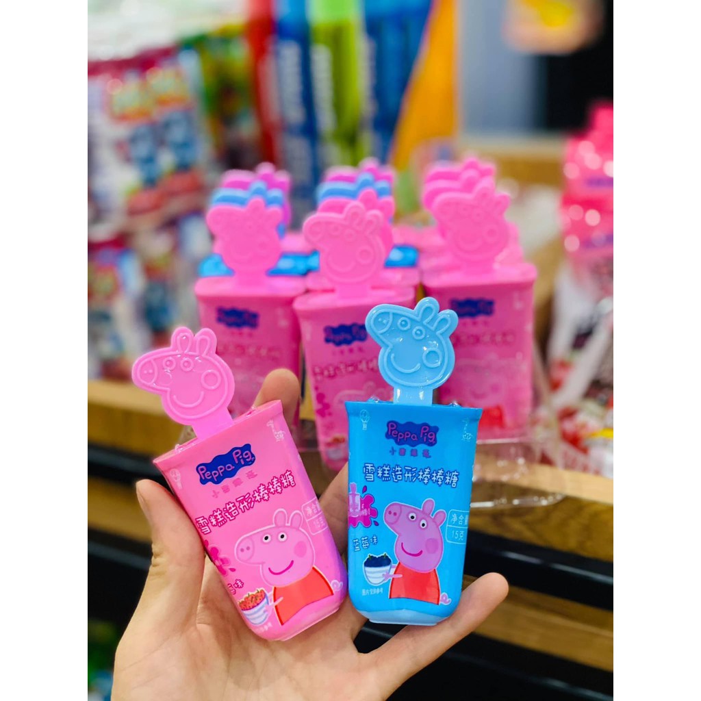 [GENUINE] SET OF 2 PEPPA PIG ICE CREAM SWEETS IN MANY SUPER BEAUTIFUL FLAVORS