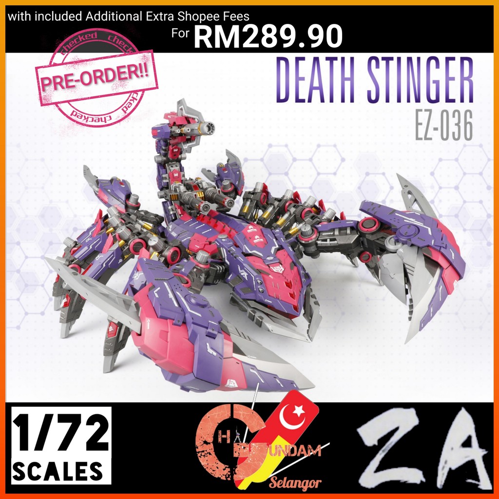 Zoids ZA Model Death Stinger EZ036 Supernova Super Nova Zoid 1/72