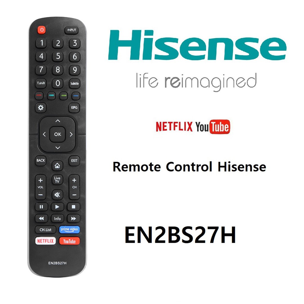 Remote Control EN2BS27H for Hisense Smart TV Shopee Malaysia