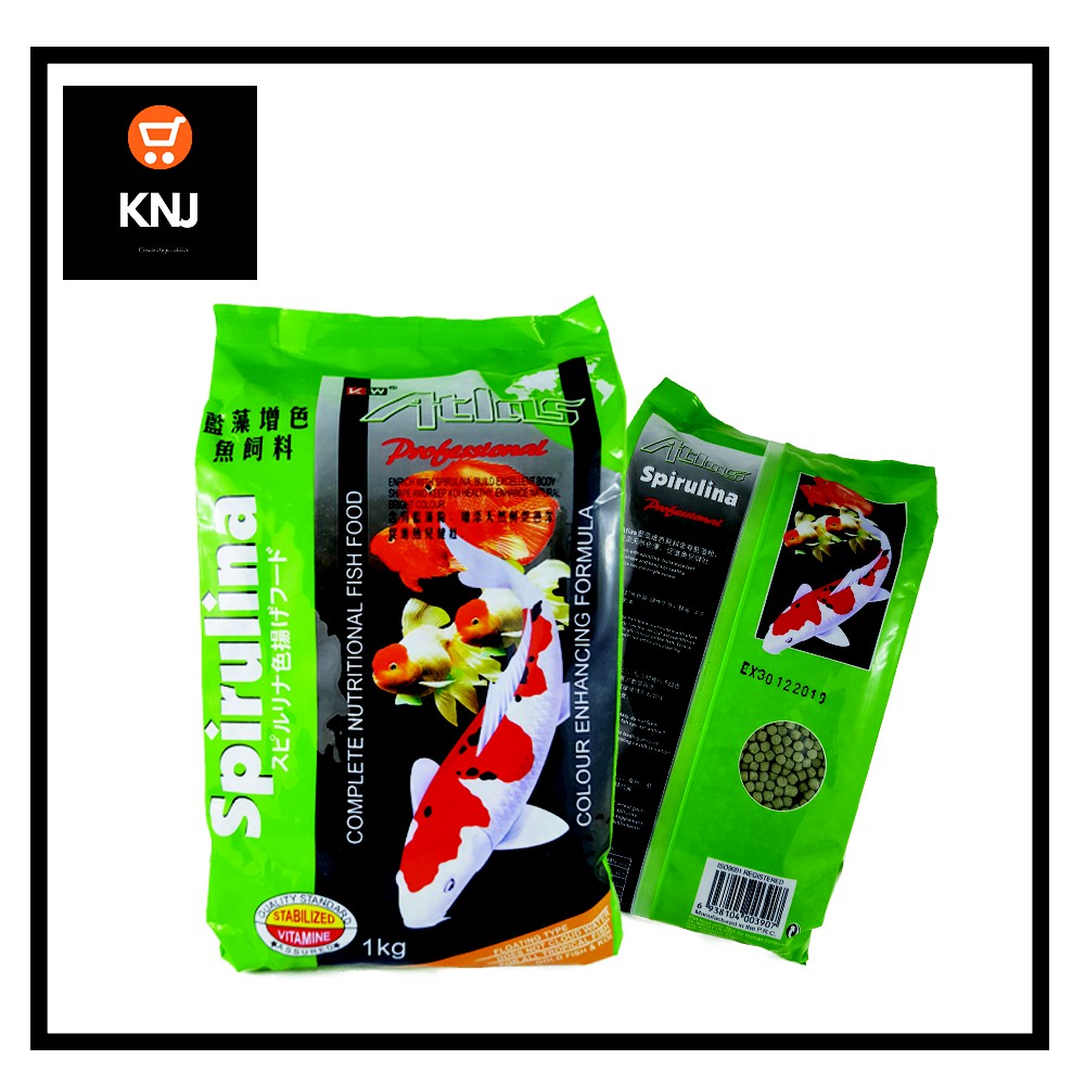 ATLAS® Professional Spirulina Koi Floating Fish Food/Makanan Ikan Koi