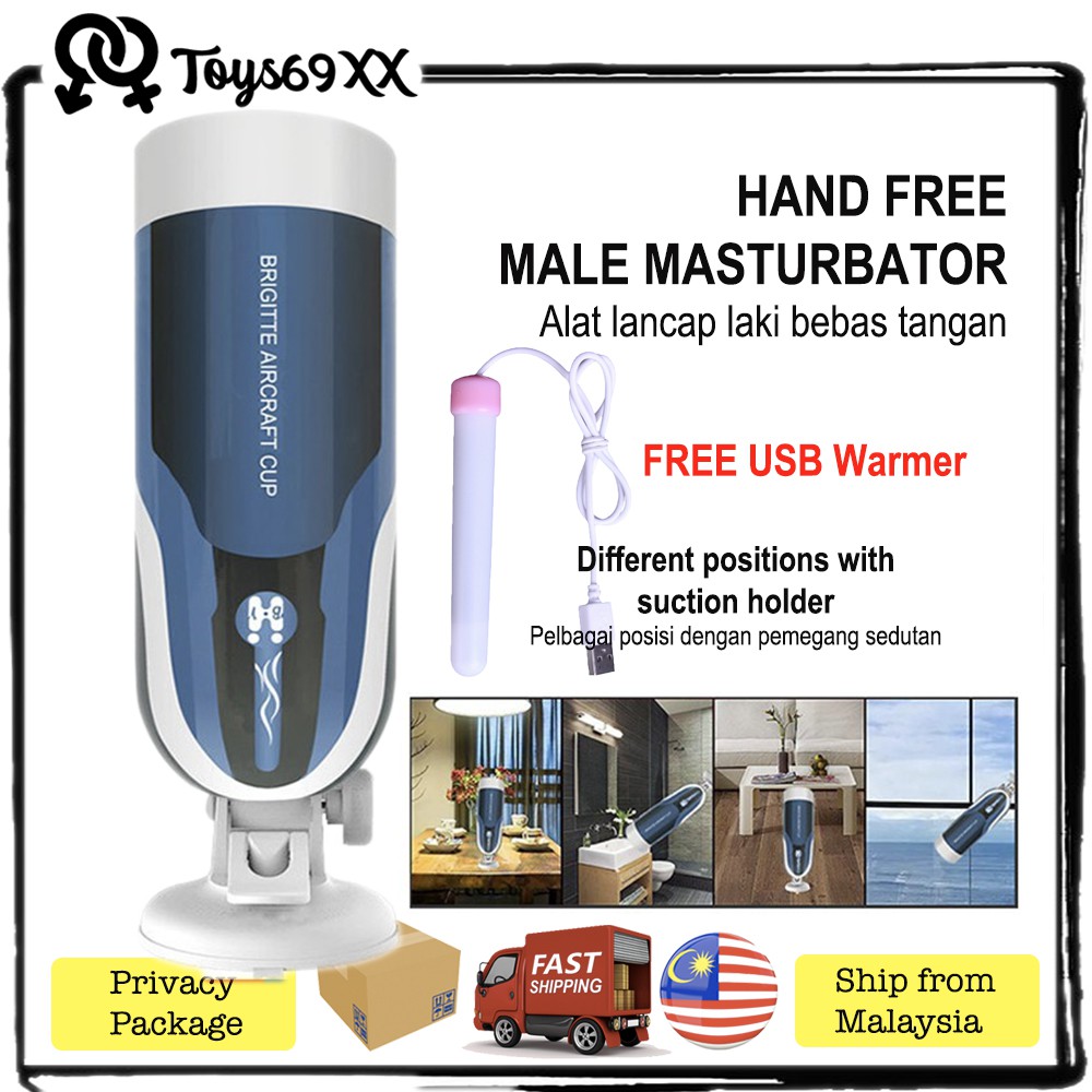 Hand Free Masturbator Cup Aeroplane Cup Men Sex Toy Fake Pussy 飞机杯 Alat Pelancap Sex Toy Alat Seks Lelaki Bebas Tangan Shopee Malaysia
