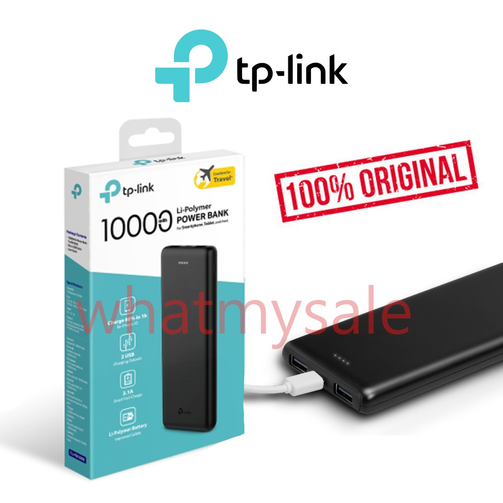 Tp Link Tl Pb mah Powerbank 100 Original Malaysia Set Shopee Malaysia