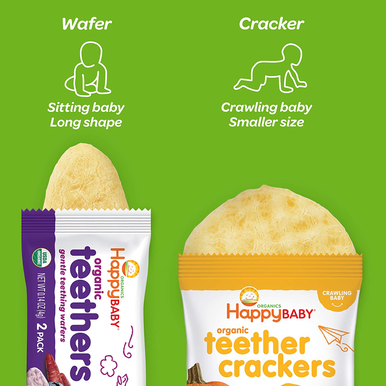 happy baby teethers blueberry & purple carrot