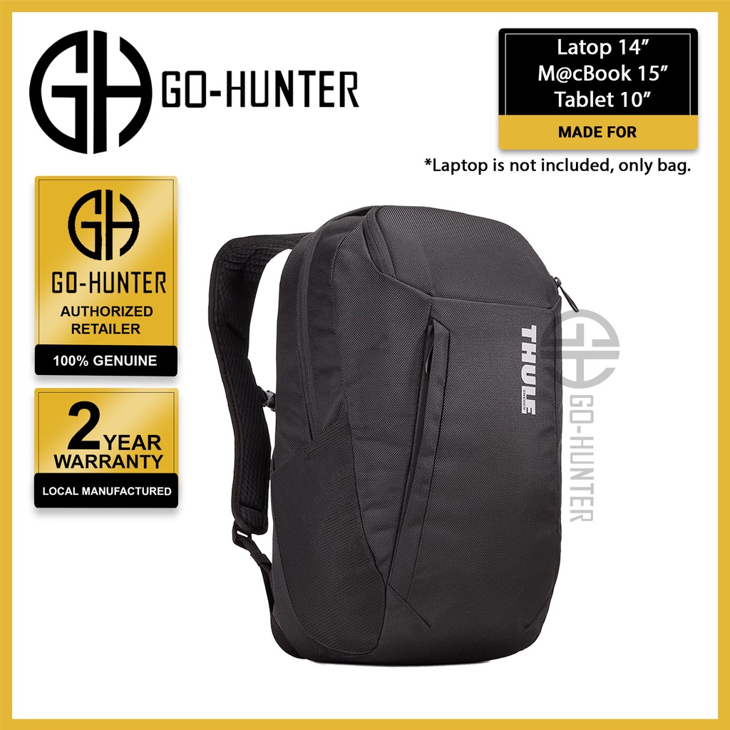 Thule Accent Backpack 20L Protect 14" Laptop or 15" McBook and 10