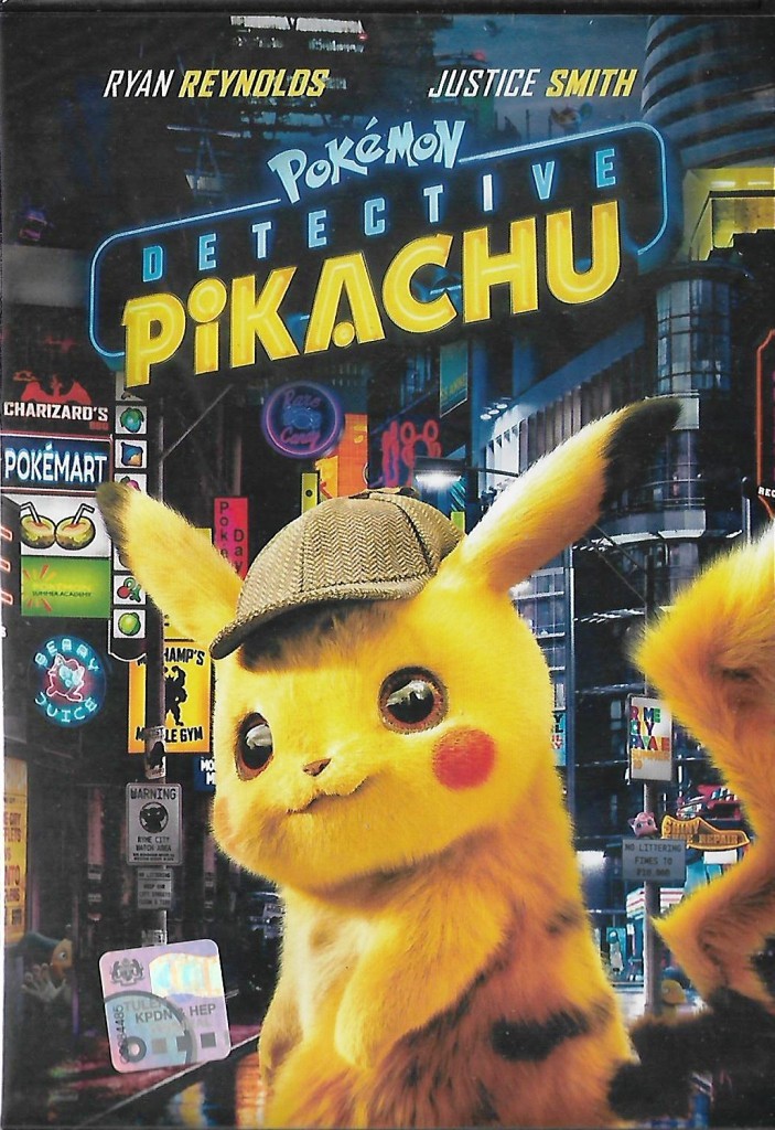 English Animated Movie Pokémon Detective Pikachu DVD Ryan Reynolds Justice Smith