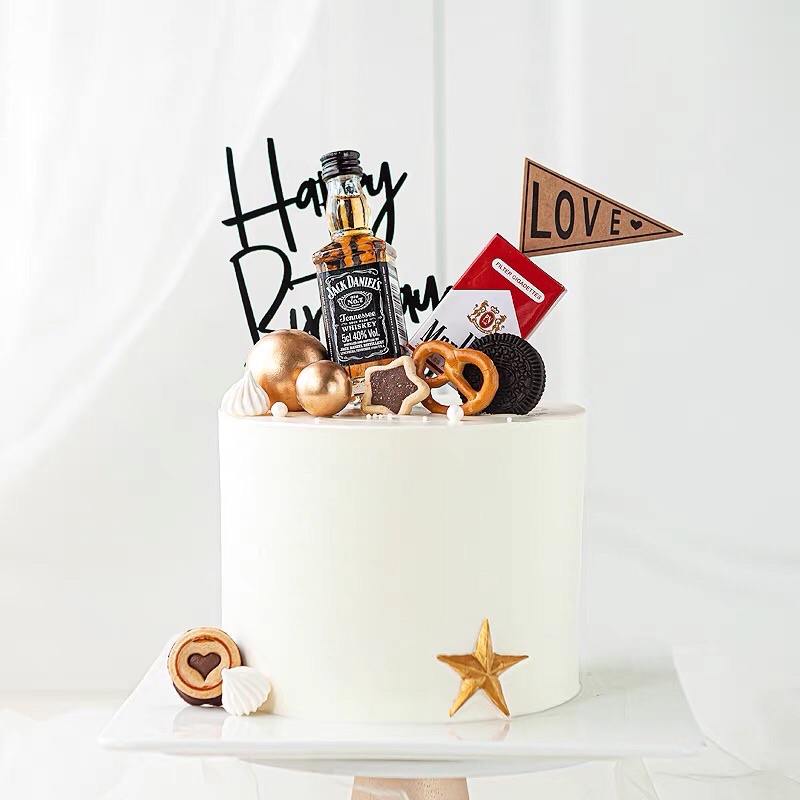 Buy [READY STOCK] Beer cake topper Beer cake decorationCake 