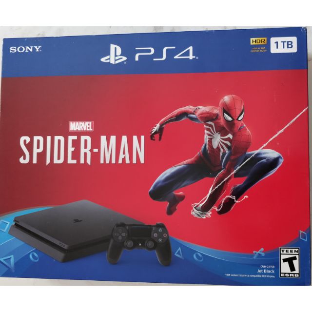 ps4 slim 1tb spider man